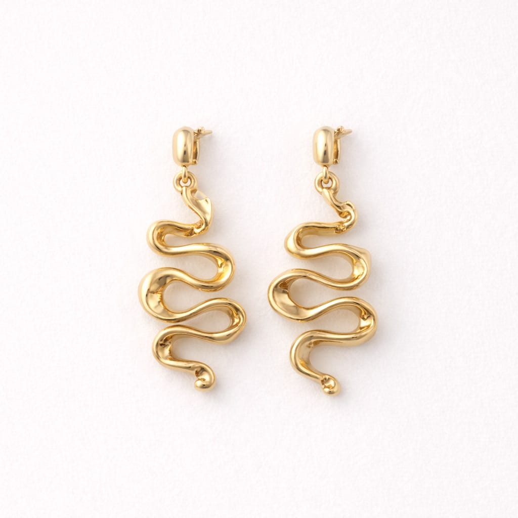 Fluid Wave Earrings - Image 1